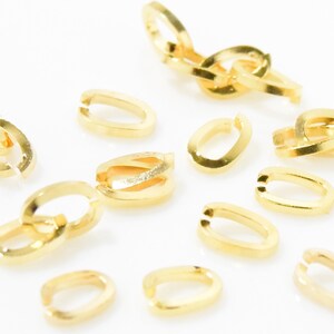 Jump Ring 1mm x 5mm . Ring Brass Bead . Ring Pendant . Basic Supplies . 16K Polished Gold Plated over Brass - 10pcs / JM0041-PG