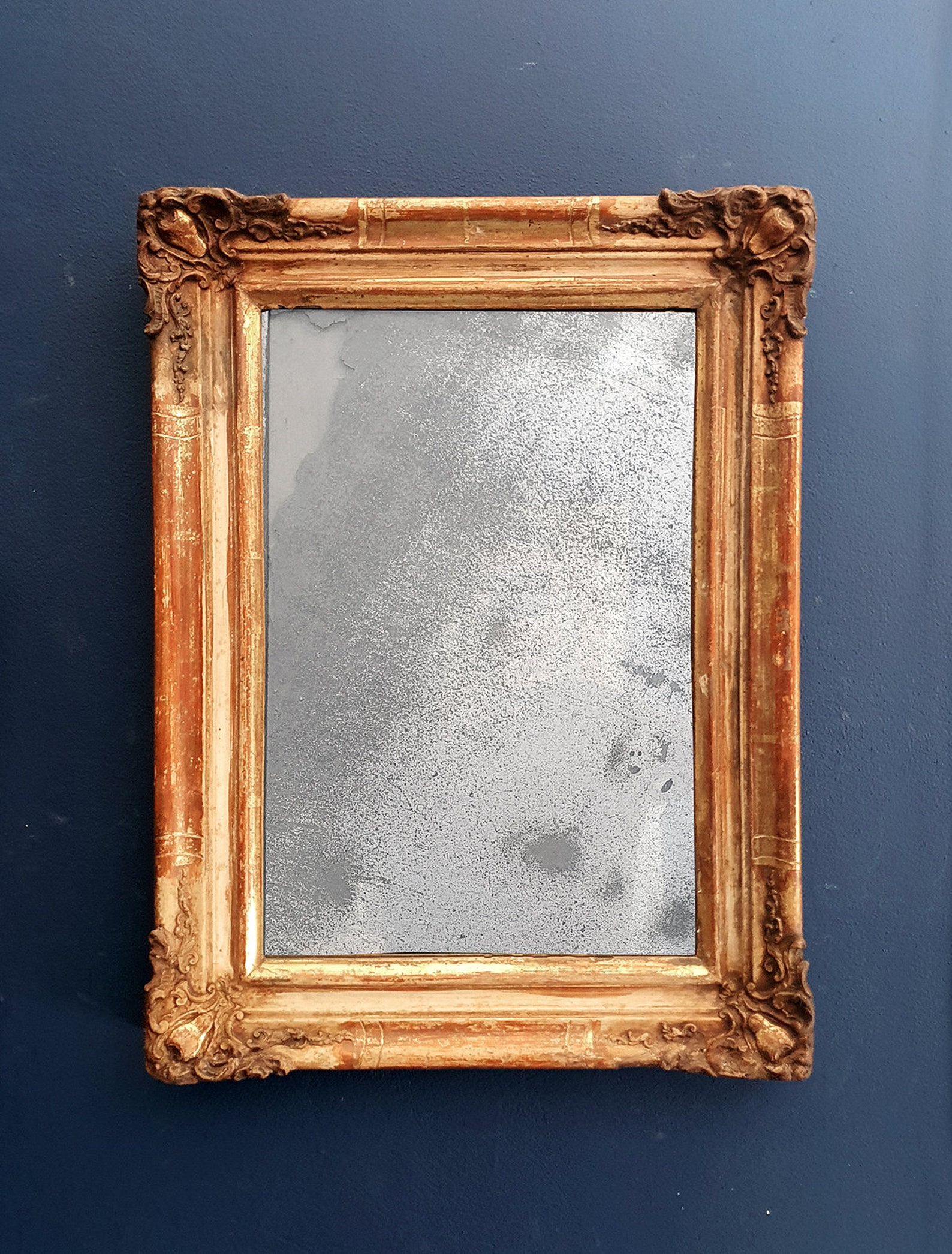 Ancient Mercury Mirror with beautiful frame with natural Etsy