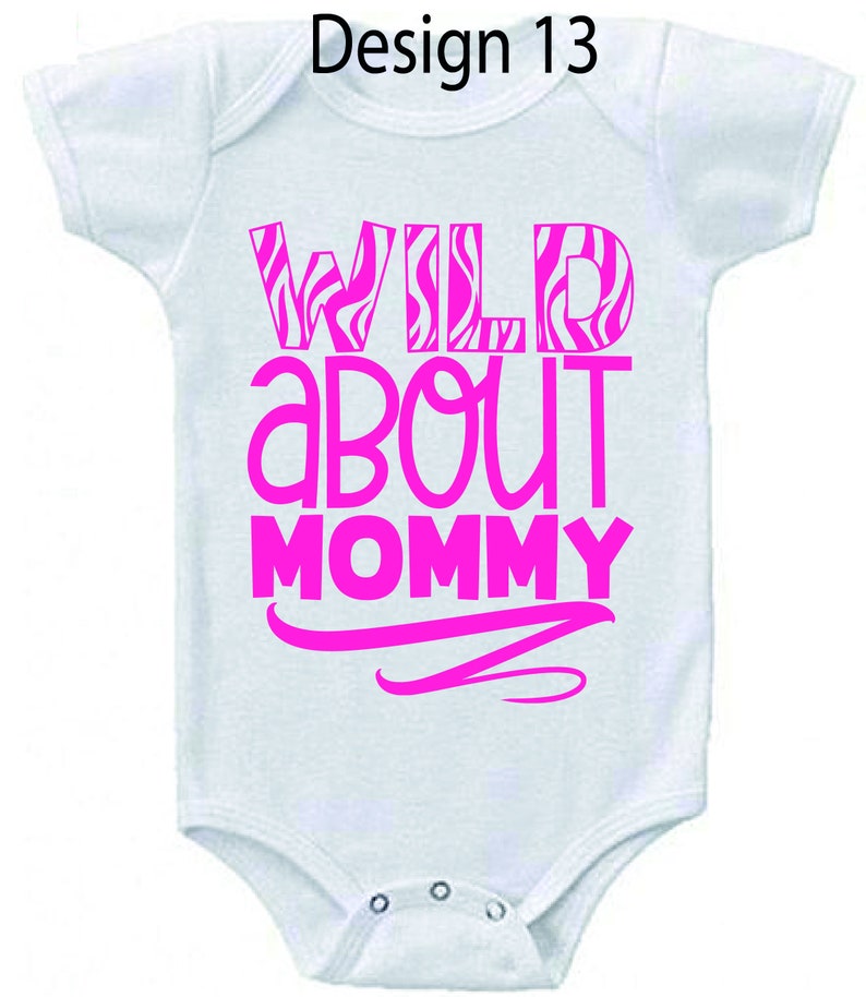 Baby vest novelty gift can be personalised set 3 design 13