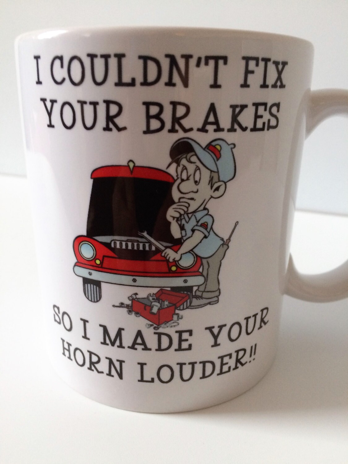 Funny novelty mechanic mug gift car design 224 Etsy