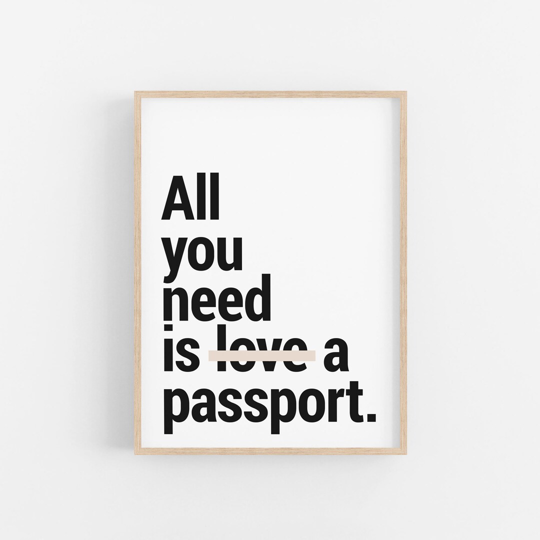 Printable Wall Art Travel Quote Travel Inspiration Quote - Etsy