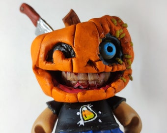 Pumpkin Head custom Munny Vinyl figure