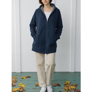 Walkjacke für Damen " schniesel.Schwarz Dunkelgrau Walkjacke " mit Zipfelkapuze oder rund Gr. 34-46 Wollwalk Jacke schwarz