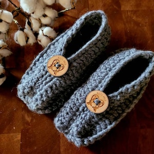 Rustic Anick Slippers - Several colors to choose from - Handmade - Made in Quebec