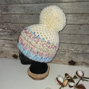 One and only like this UNICK -Rustic Anick Hand Knitted Hat for adults- Chunky -Winter hat- Made in Quebec