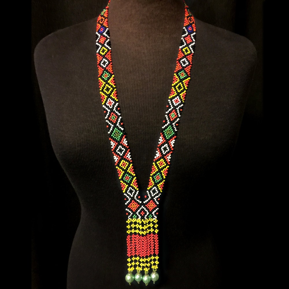 Traditional Tagakaolo Beaded Necklace -  Singapore
