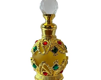 Frankincense & Myrrh Anointing Oil in Ornate Gemstone bottle 15 ML