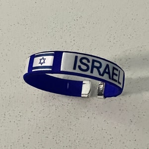 Support Israel bracelet English & Hebrew