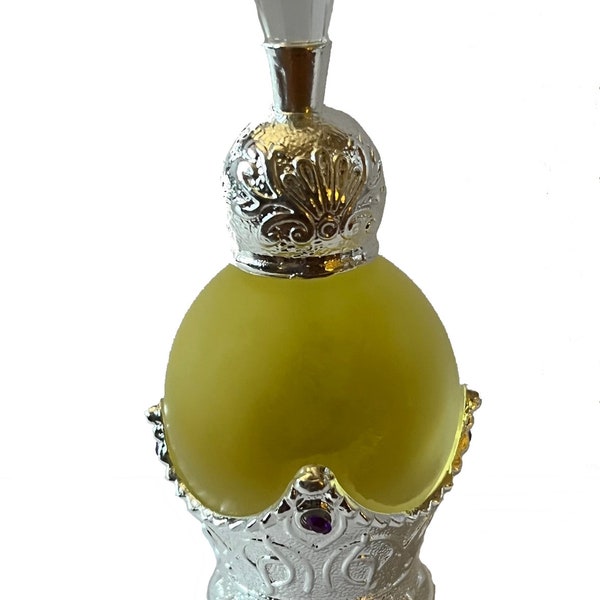 Prophets Mantle Prayer Anointing Oil  Ornate Silver Gem Bottle 15 ML