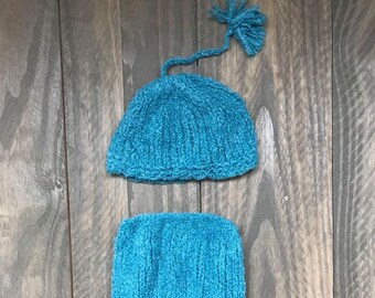 Newborn Baby Boy Pantalones, Sombrero de Recién Nacido, Traje de Niño Infantil, Fotografía de Recién Nacido, Bebé Foto Prop