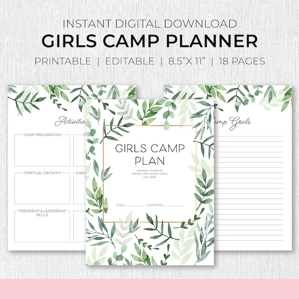 Lds Girls Camp - Etsy