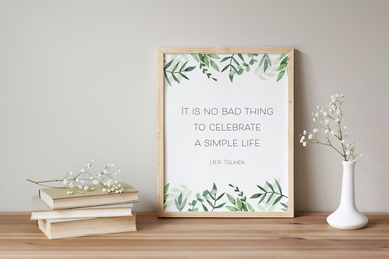 Printable Tolkien Quote Wall Decor, 8x10 Wall Art Set, Digital Print ...