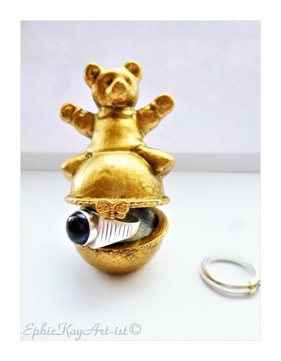 teddy bear ring box