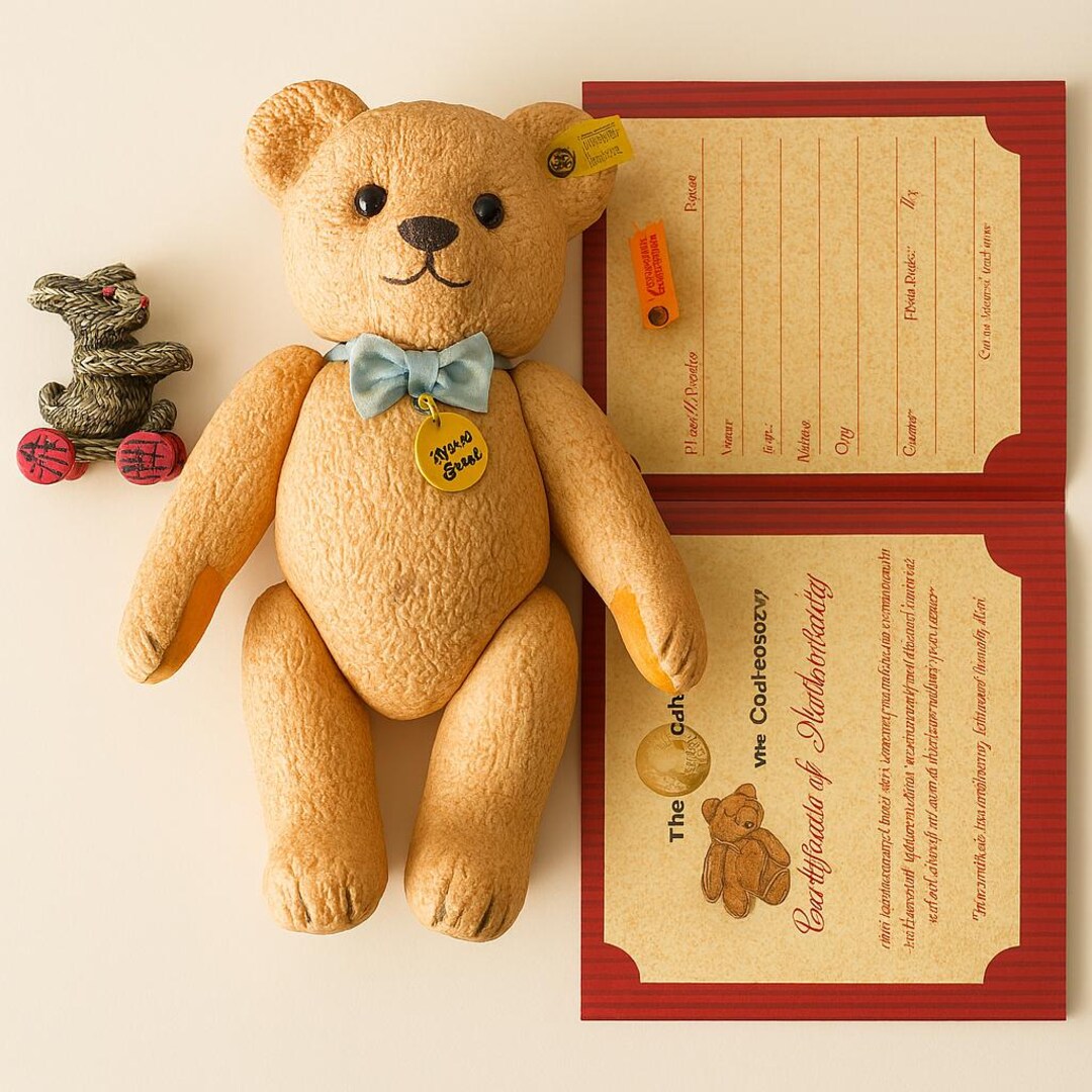 1950s Jackie Bear Steiff: Vintage Enesco Porcelain Figurine - Etsy