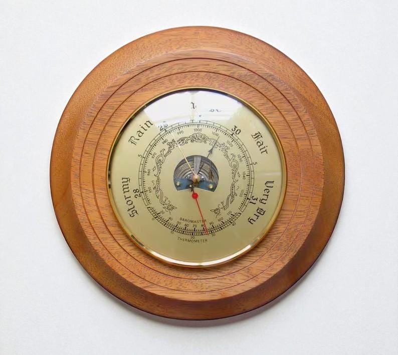 気圧計　バロメーター　アンティーク Antique barometer - Etsy 日本
