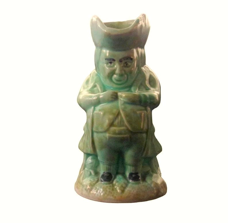 Vintage Toby Jug | 1930s Ceramic Art Figurine | Jolly Old
