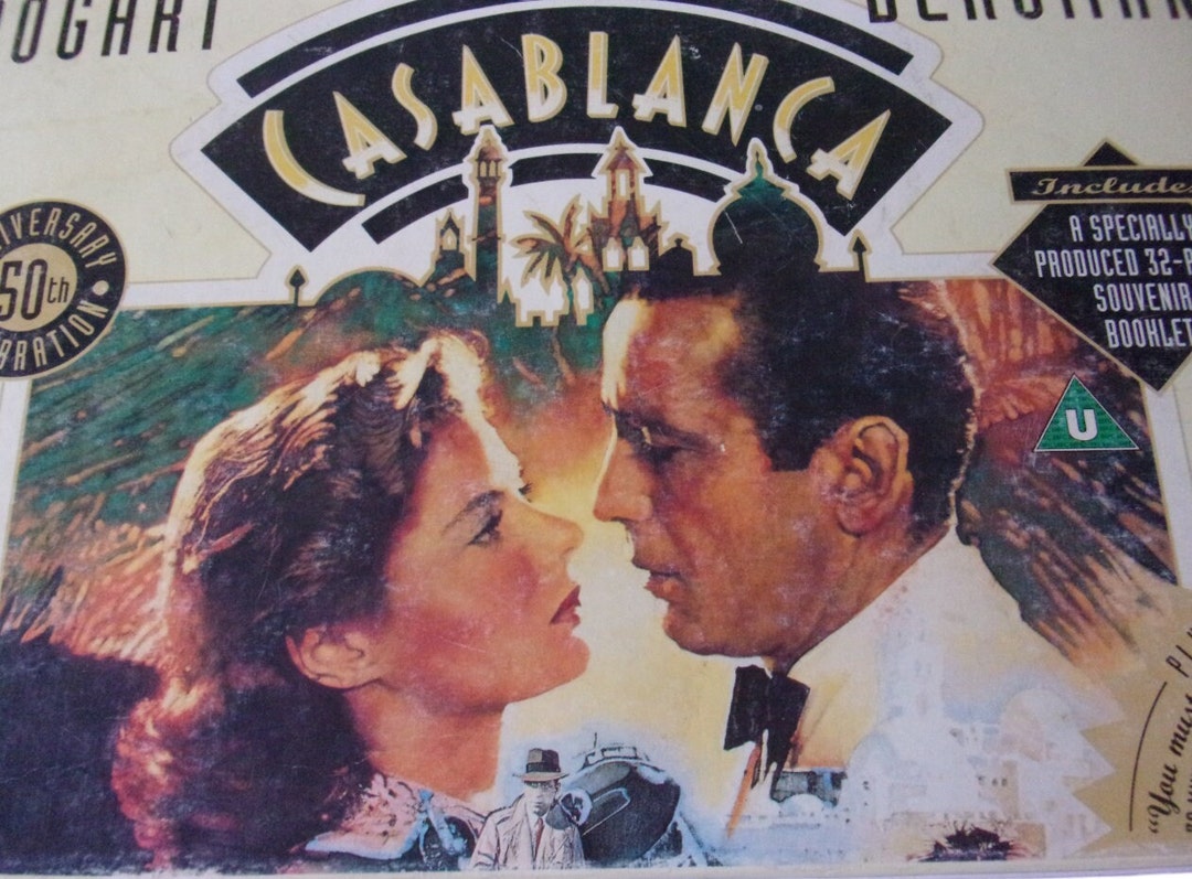 Casablanca VHS Movie 1942 Fiftieth Anniversary Special Edition 1942