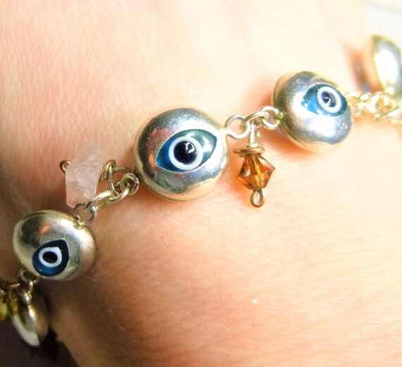 Evil Eye Bracelet, Evil Eye Protection Bracelet, E