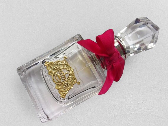 Designer Perfume Bottle Set: Vintage Y2K Style, Faceted Glass