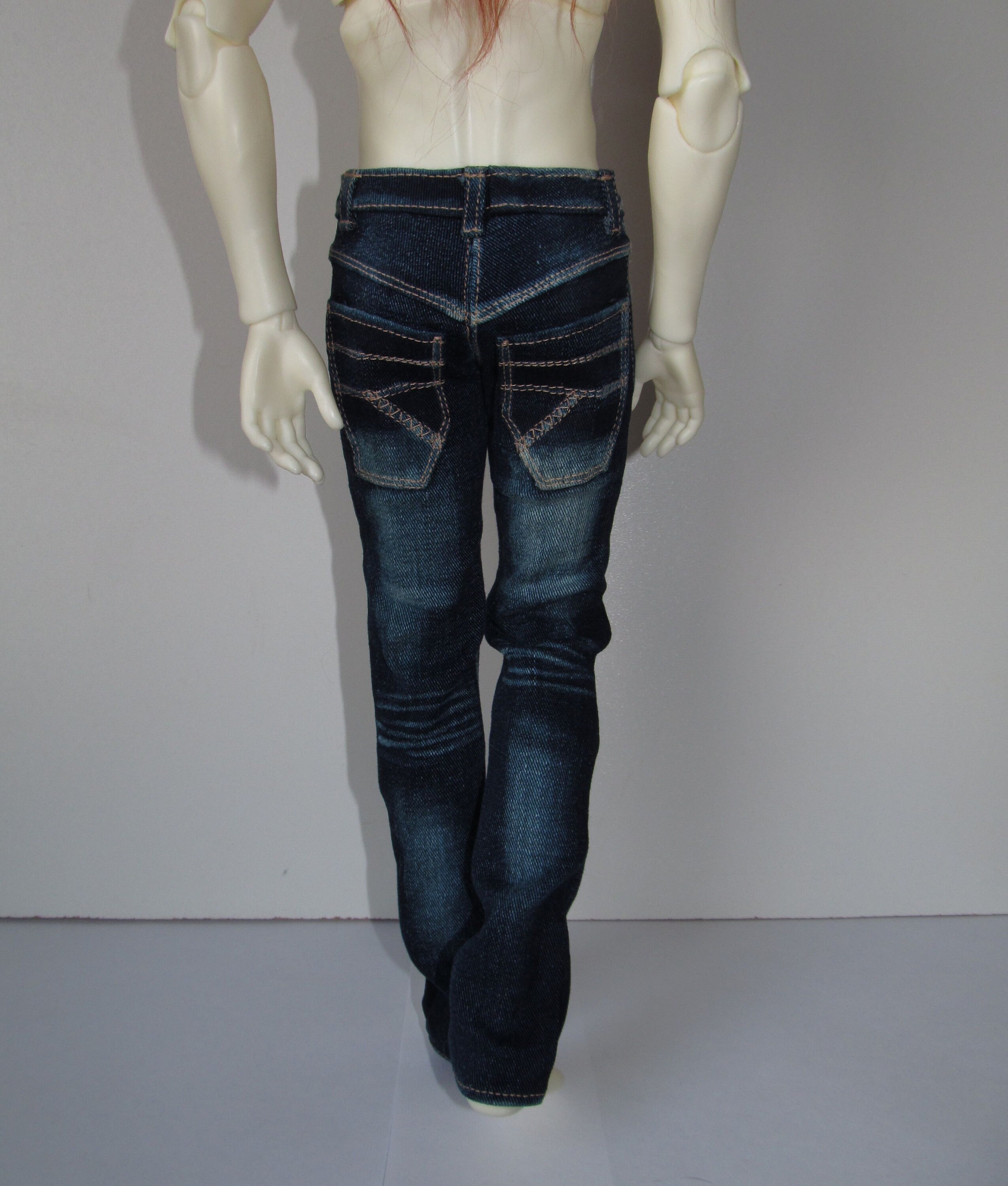 dollshe fashion mystic Iplehouse jeans doll jeans david bjd pants Men's BJD jeans for Iplehouse FID bjd trousers