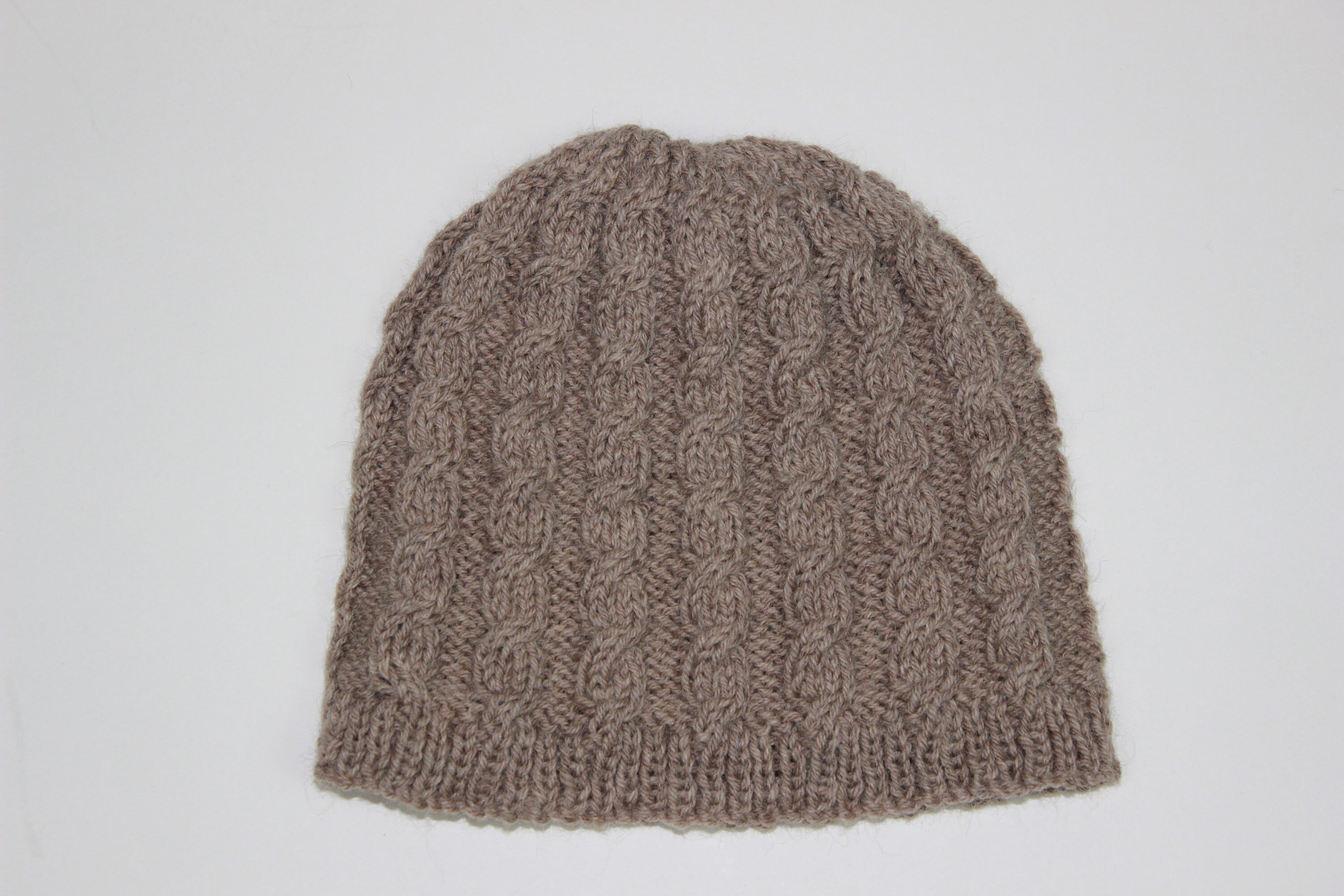 Knitting Pattern for Mens Cable Hat - Mens Beanie Knitting Pattern ...