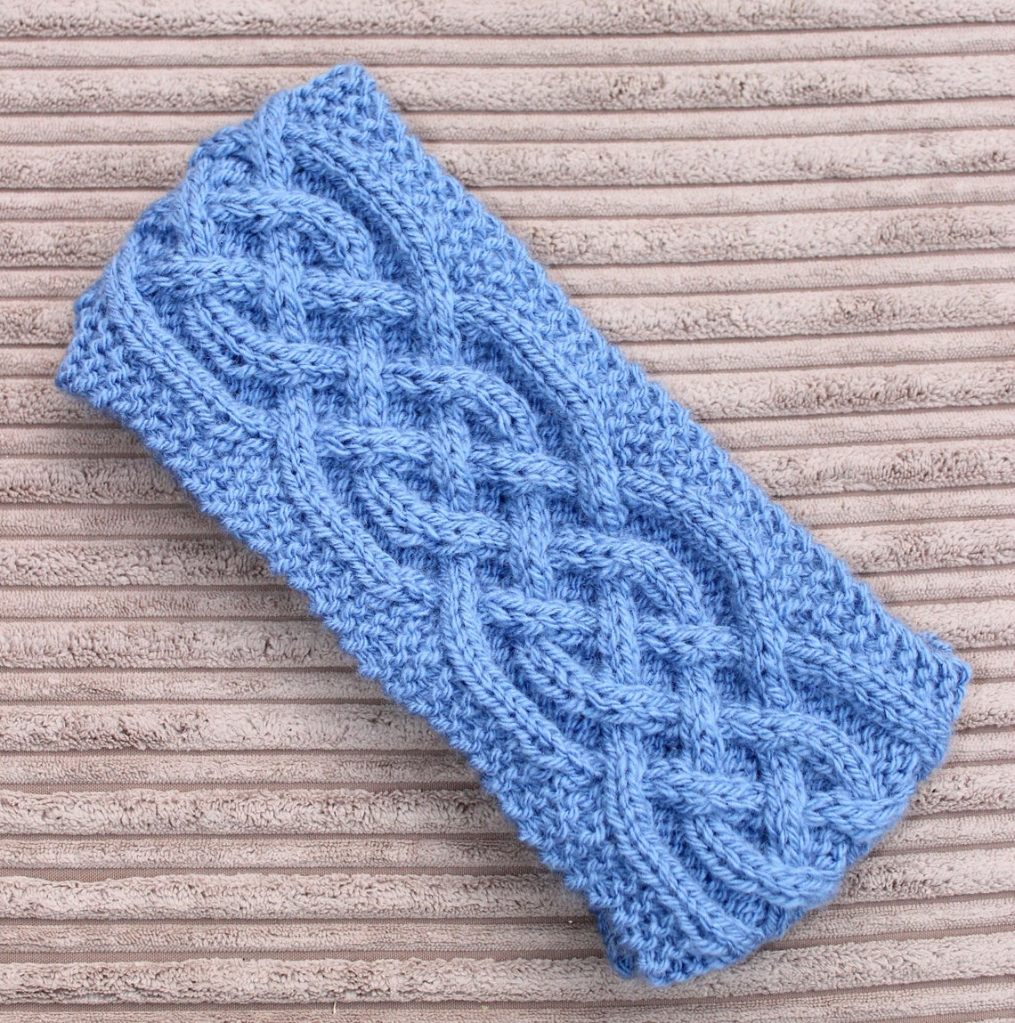 Knitting Pattern Knit Headband Pattern Knit Cable Headband Pattern Knit Earwarmer Pattern Cable