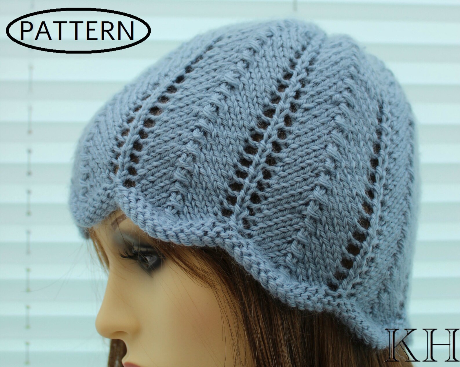 Knitting Pattern Ladies Hat Womens Hat Pattern Knit Hat - Etsy