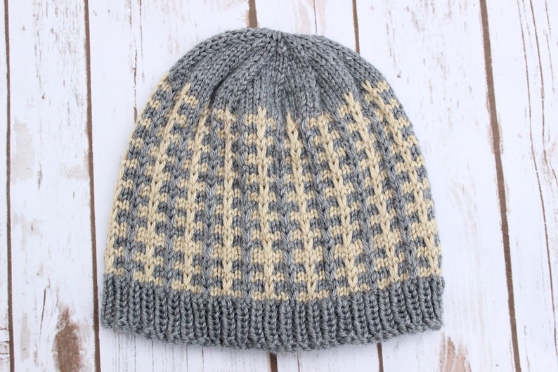 knitting pattern mens hat mans hat knitting pattern mans beanie pattern adult hat pattern PDF KP416 image 7