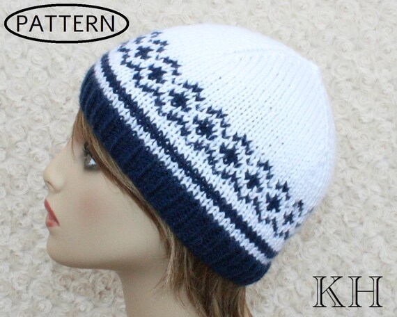 ladies hat knitting pattern