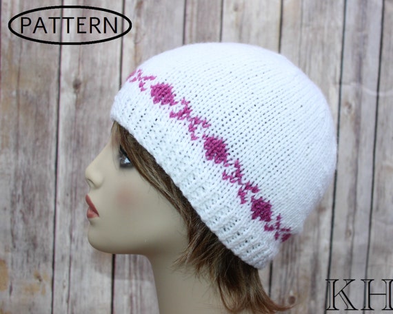knitting pattern for ladies beanie hat