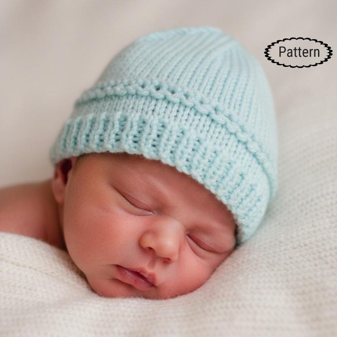 Knitting Pattern for Baby Hats - Tiny Hat Pattern - Preemie Hat Pattern ...