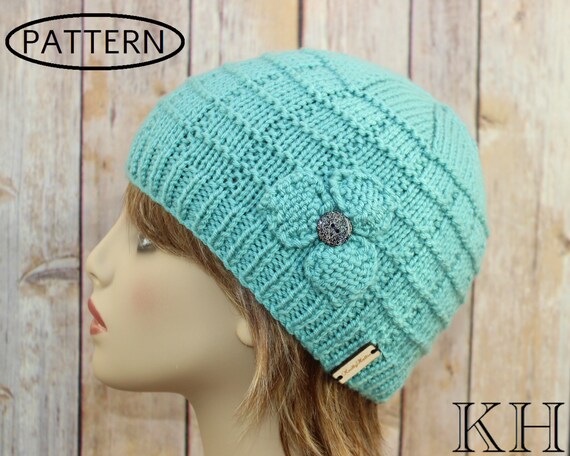 Knitting Pattern for Womens Hat Hat Pattern Knitted Knit | Etsy