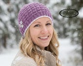 Knitting Pattern for Ladies Hat, beanie hat pattern, aran hat pattern, hat pattern, knitted beanie, knitting pattern, digital pattern ,KP478
