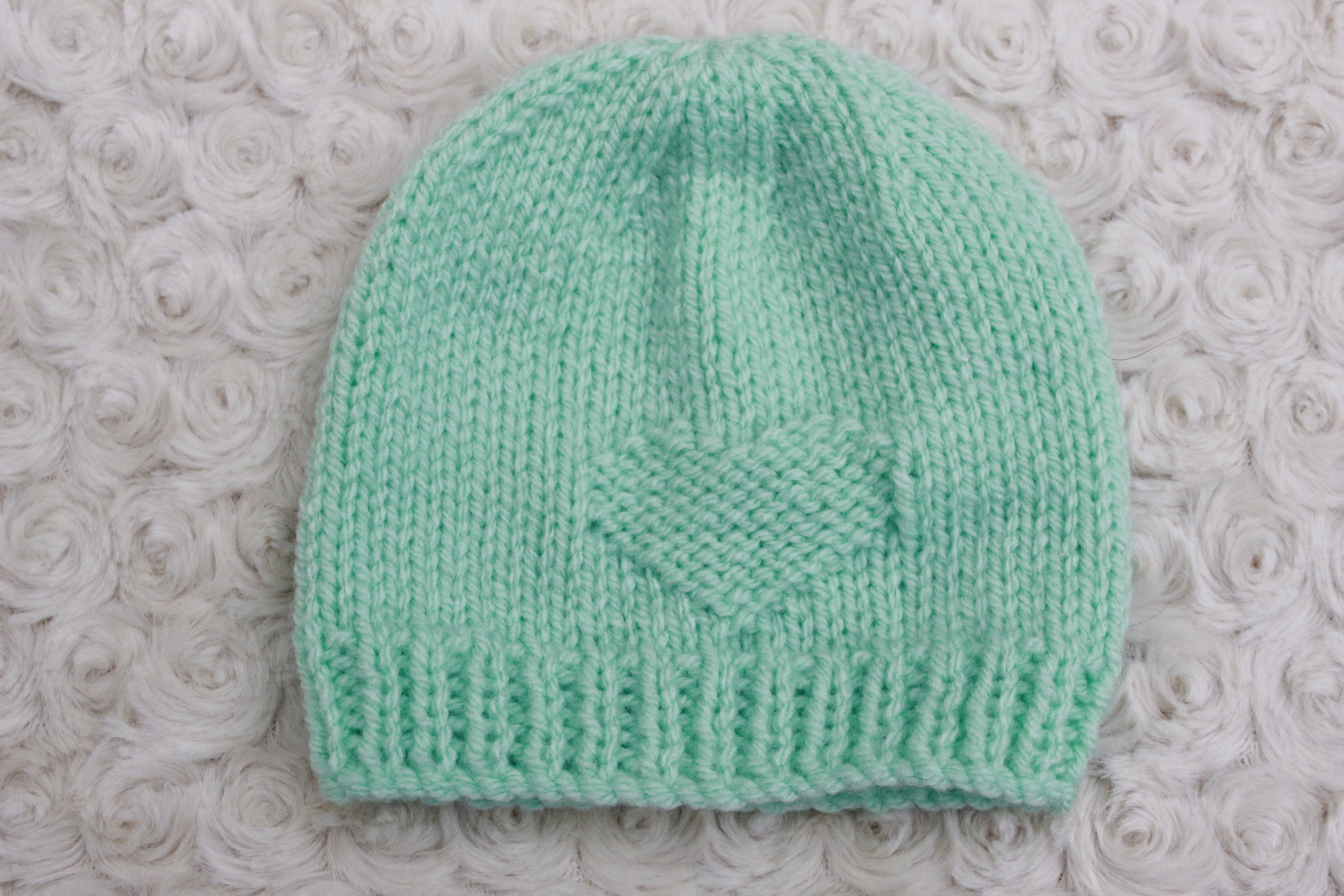 Knitting Pattern for Baby Hat Preemie & Newborn Hat Pattern Baby Hat ...