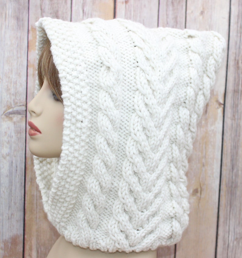 Knitting Pattern Womens Snood Neck Warmer Pattern Ladies Hat Pattern
