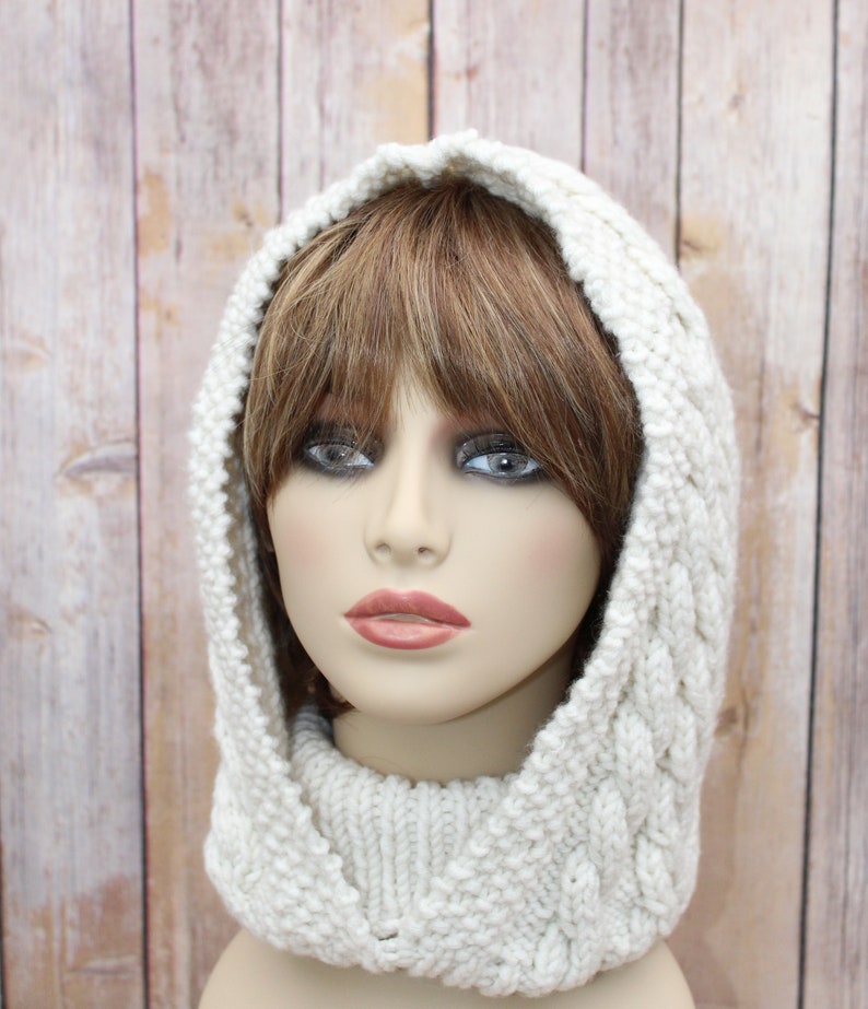 Knitting Pattern Womens Snood Neck Warmer Pattern Ladies Hat Pattern