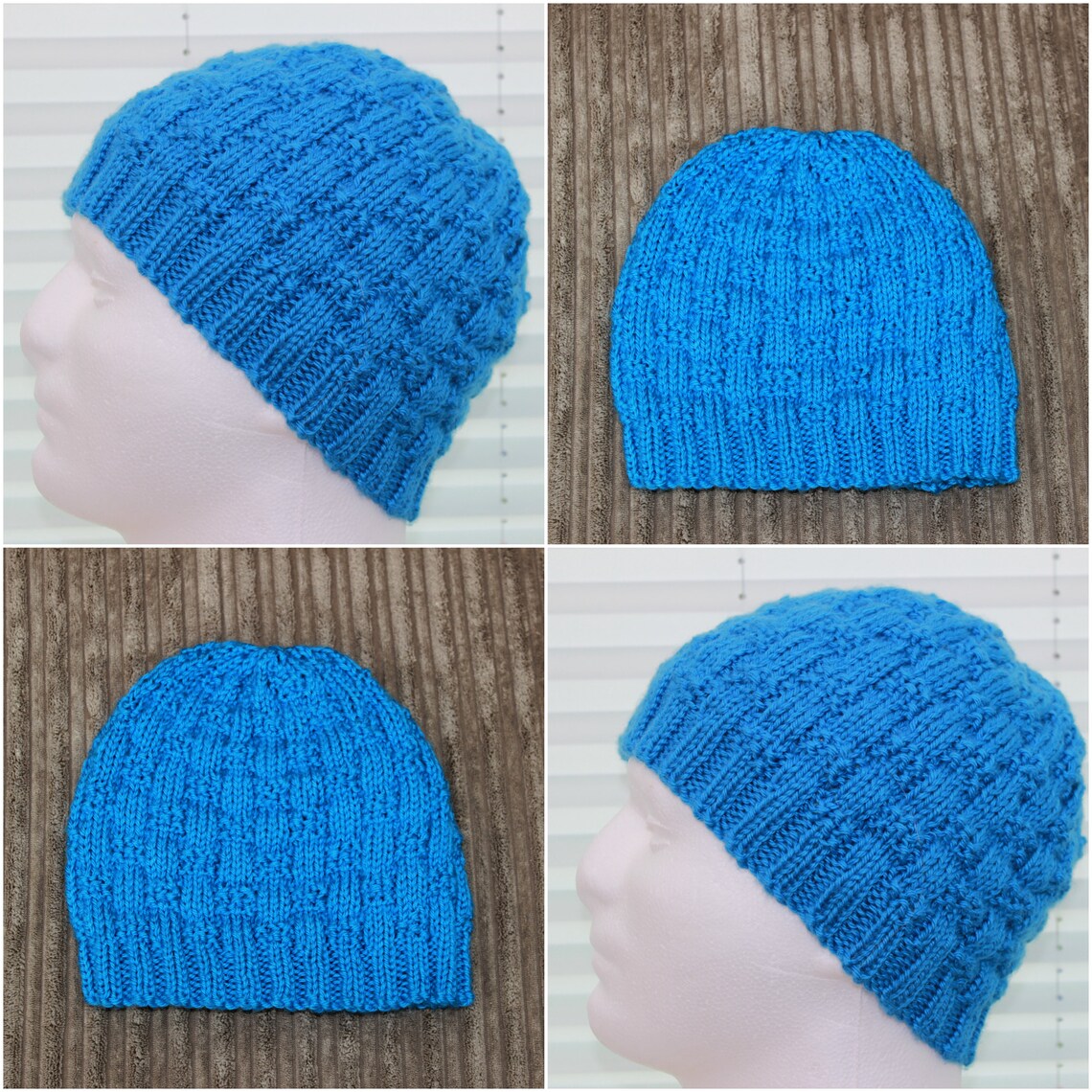 Knitting Pattern for Mens Hat Knitting Pattern Mens Beanie Etsy