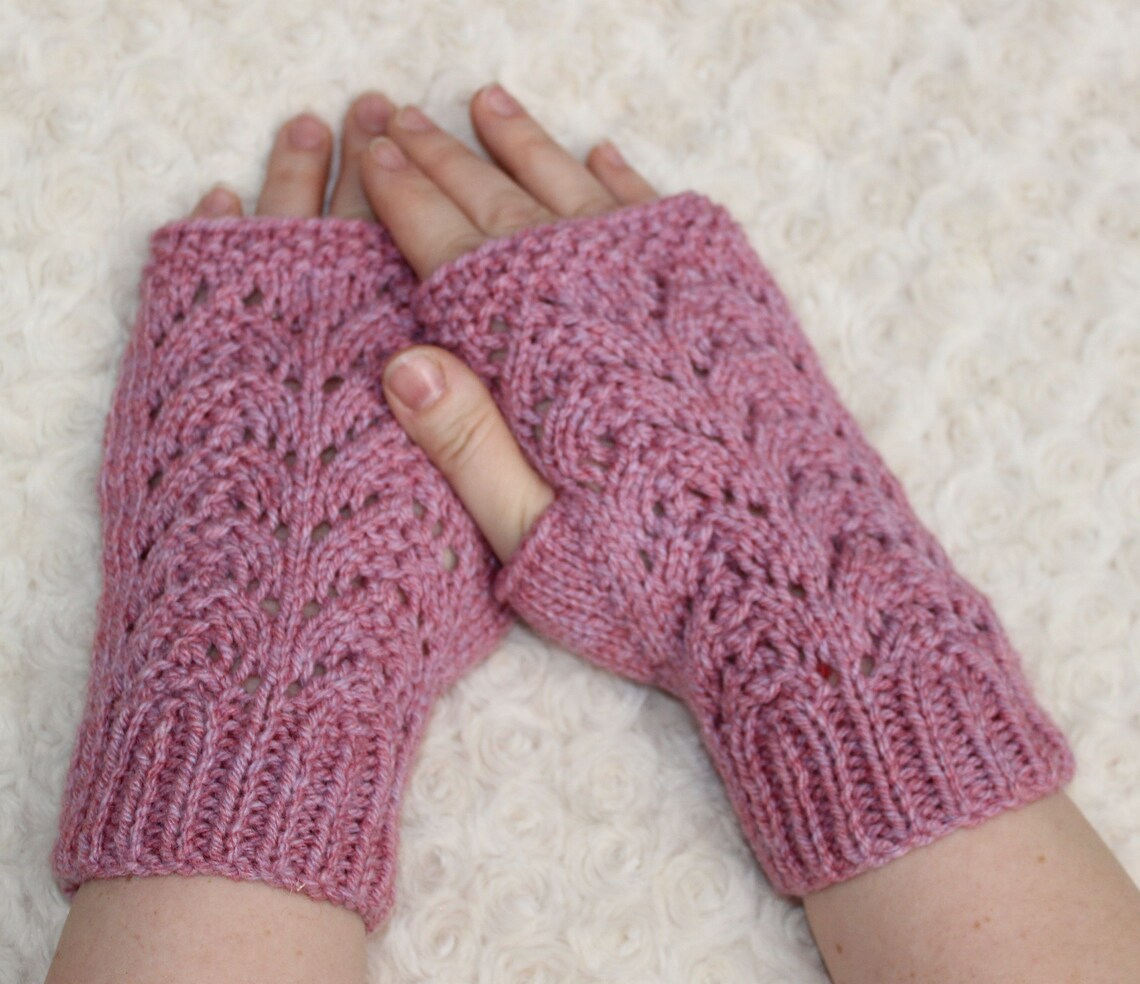 Knitting Pattern for Ladies Fingerless Gloves Open Mitts Pattern Knitting Pattern Wrist Warmers