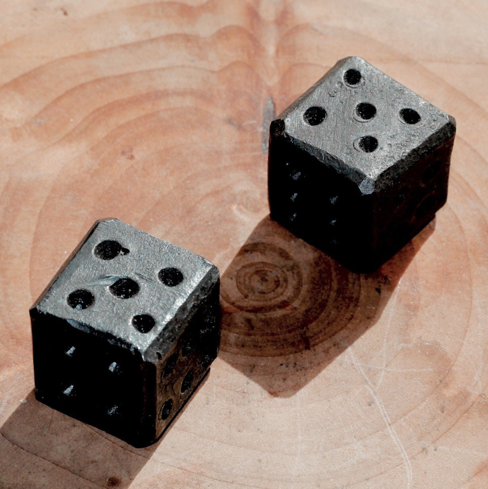 Hand Iron Dice Blacksmith Made 6th Anniversary Etsy UK