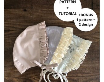 etsy baby bonnets