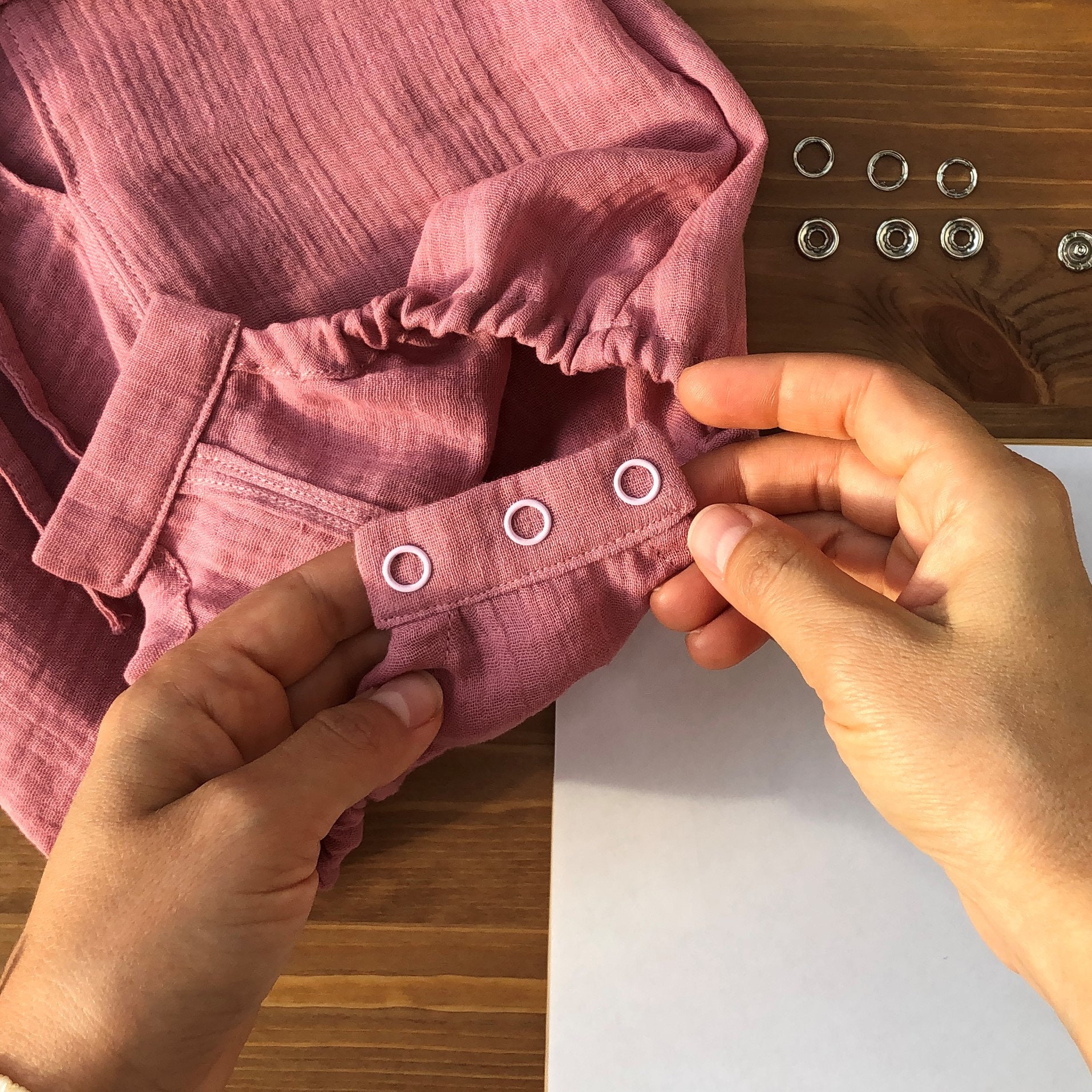 Baby Cotton Romper Sewing Pattern and Tutorial Baby Bodysuit Etsy