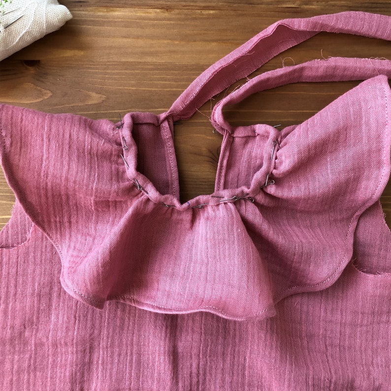 Baby Cotton Romper Sewing Pattern and Tutorial Baby Bodysuit Etsy