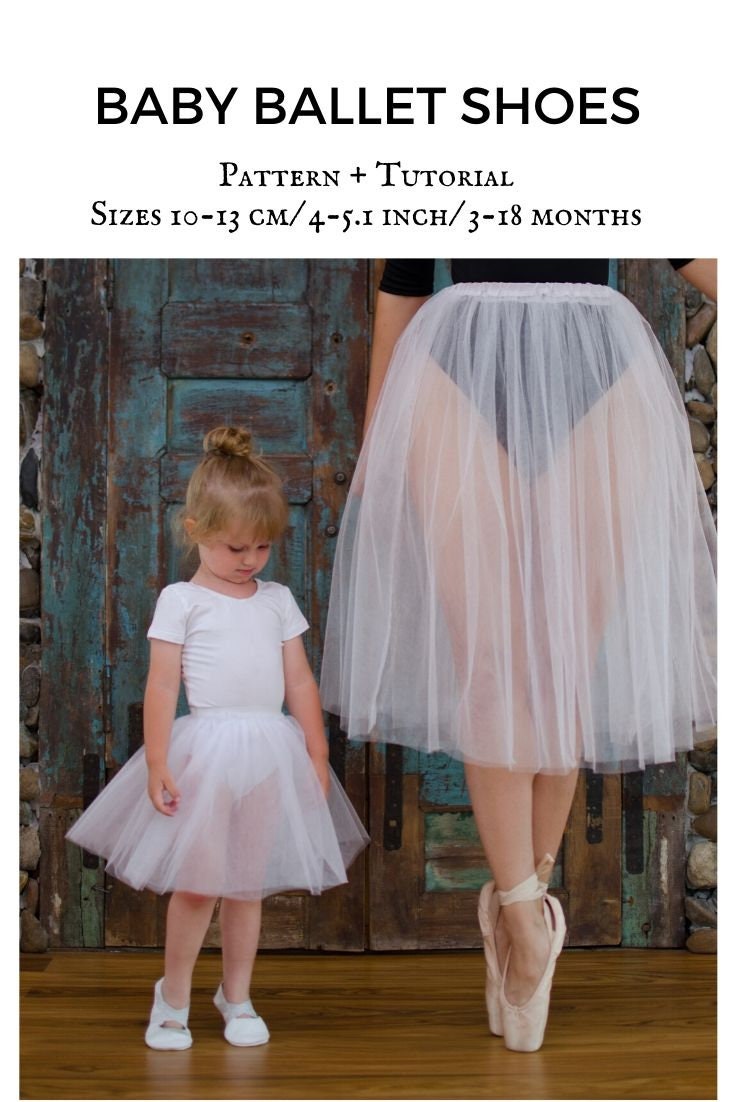 Sikker perle Ulejlighed Babygirl Ballet Shoes Pattern & Tutorial Newborn Leather | Etsy