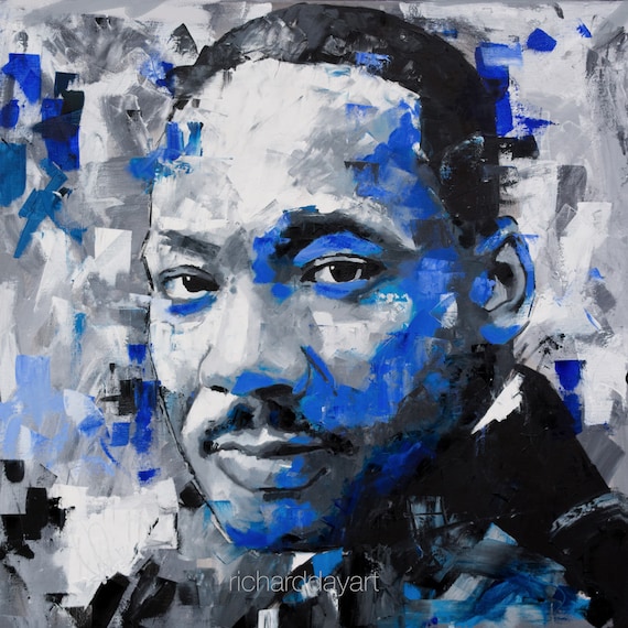 martin luther king jr abstract art