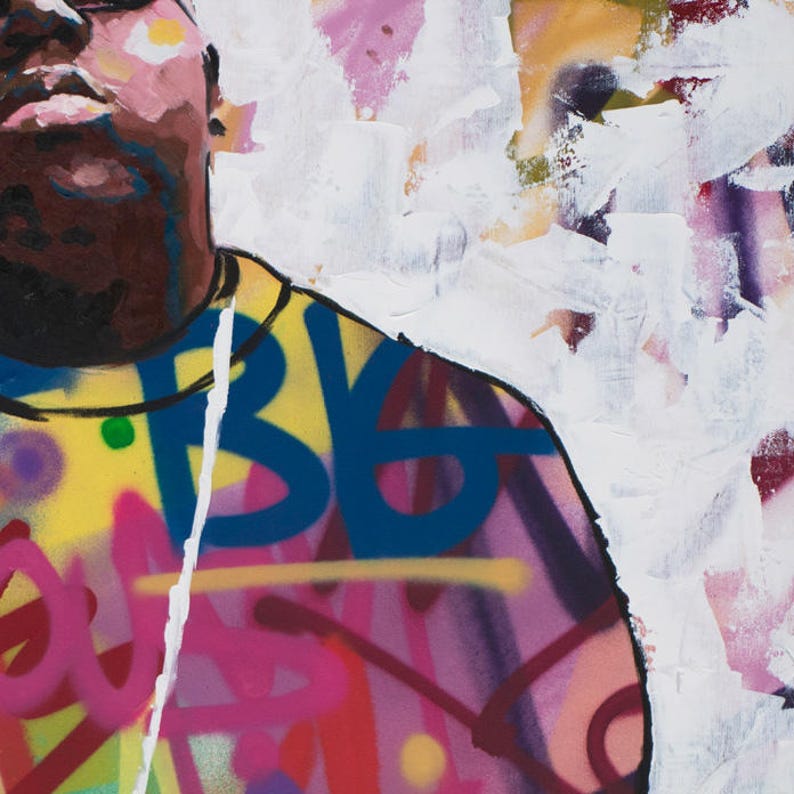 Biggie Smalls Notorious BIG Original Painting 40 Etsy