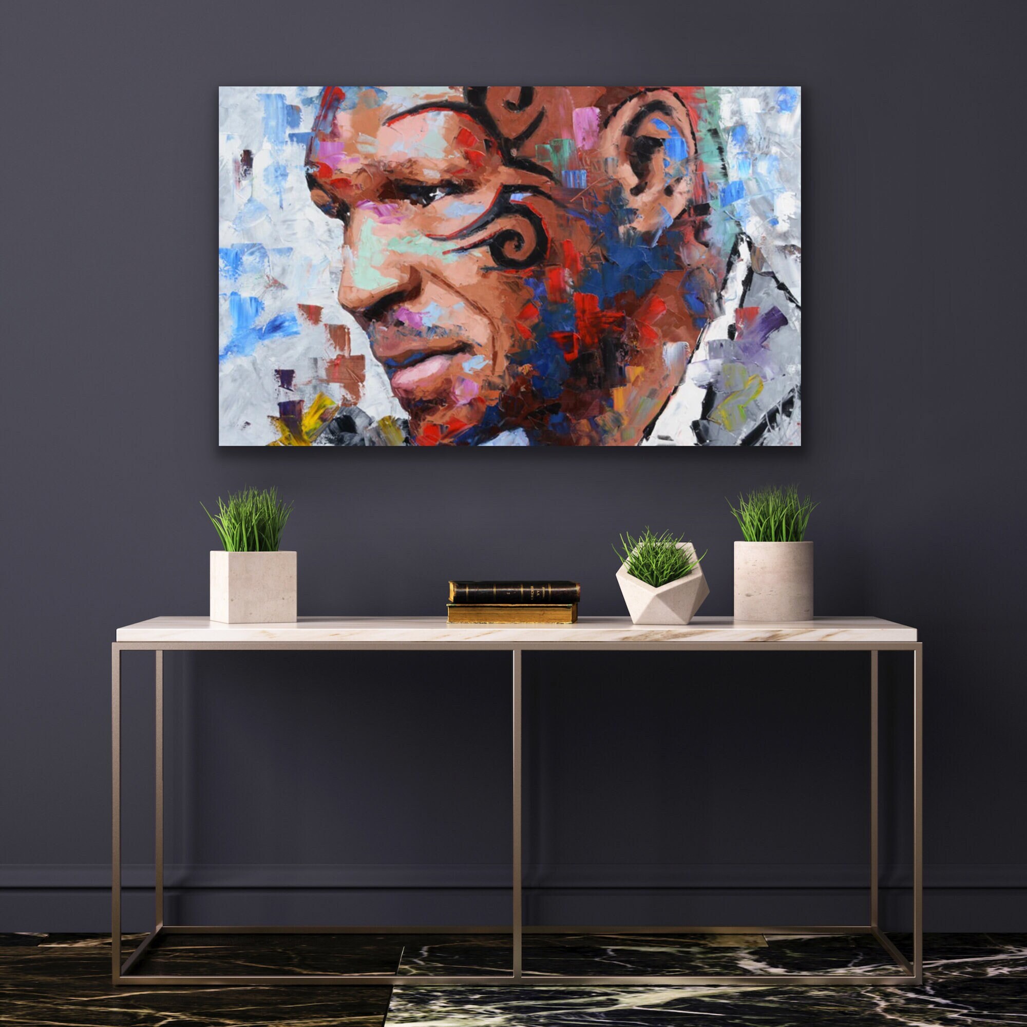 額装品/モハメドアリvsタイソン Mike Tyson/アートポスター