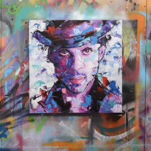 Original Prince Painting 30 40 Prince Oil Painting Richard Day Canvas Fine Art Home Décor Hand Made Oil Painting image 3