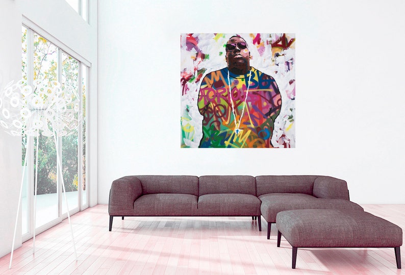 Biggie Smalls Notorious BIG Original Painting 40 Etsy