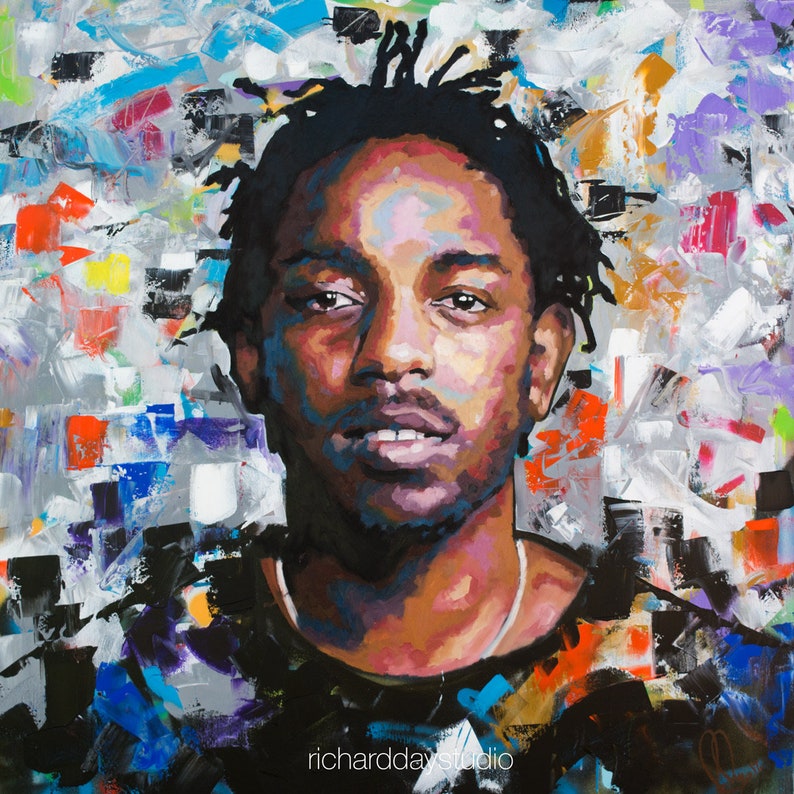 Kendrick Lamar Original Painting 40 52 Art Etsy UK