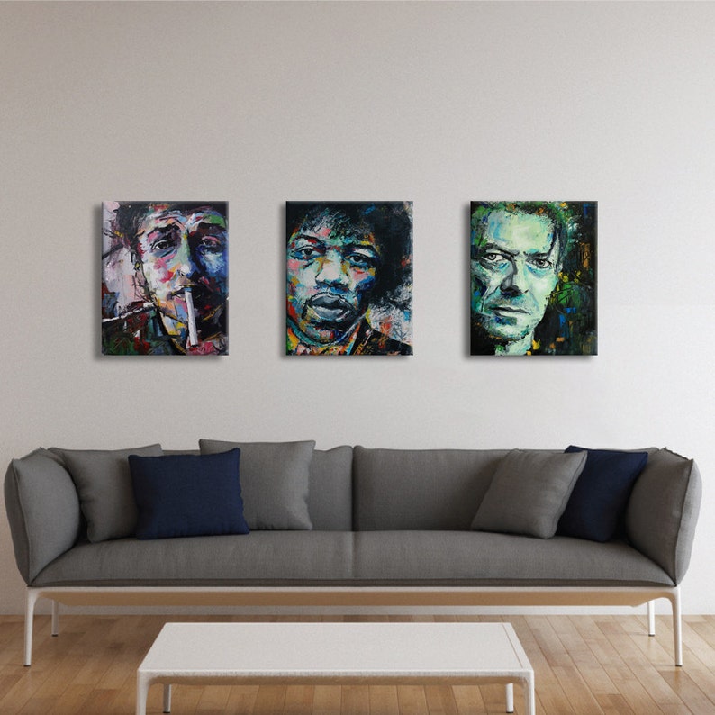 Bob Dylan Original Large Oil Painting 4030 Etsy